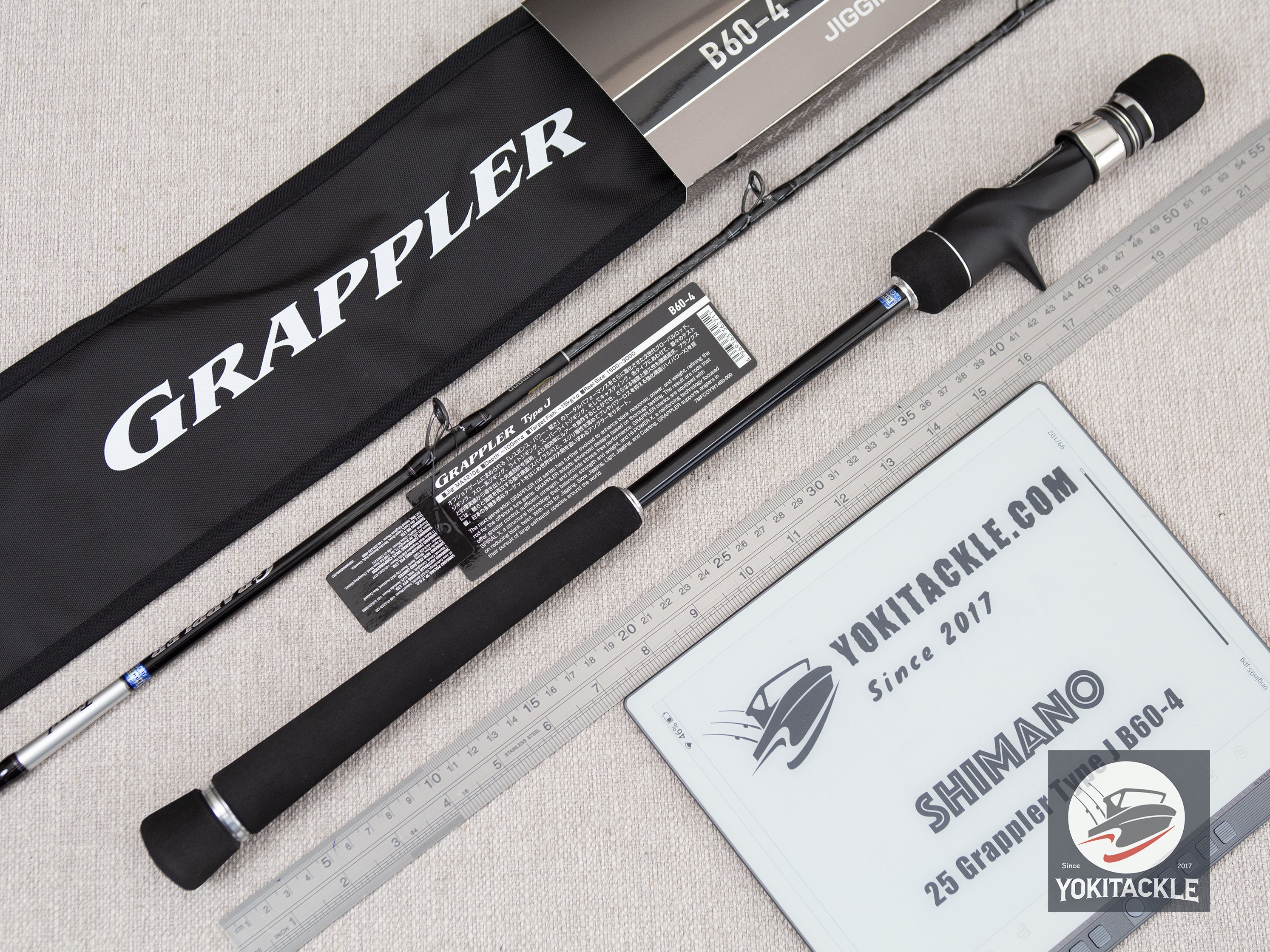 Shimano 25 Grappler Type J B60-4 Jigging baitcasting Rod