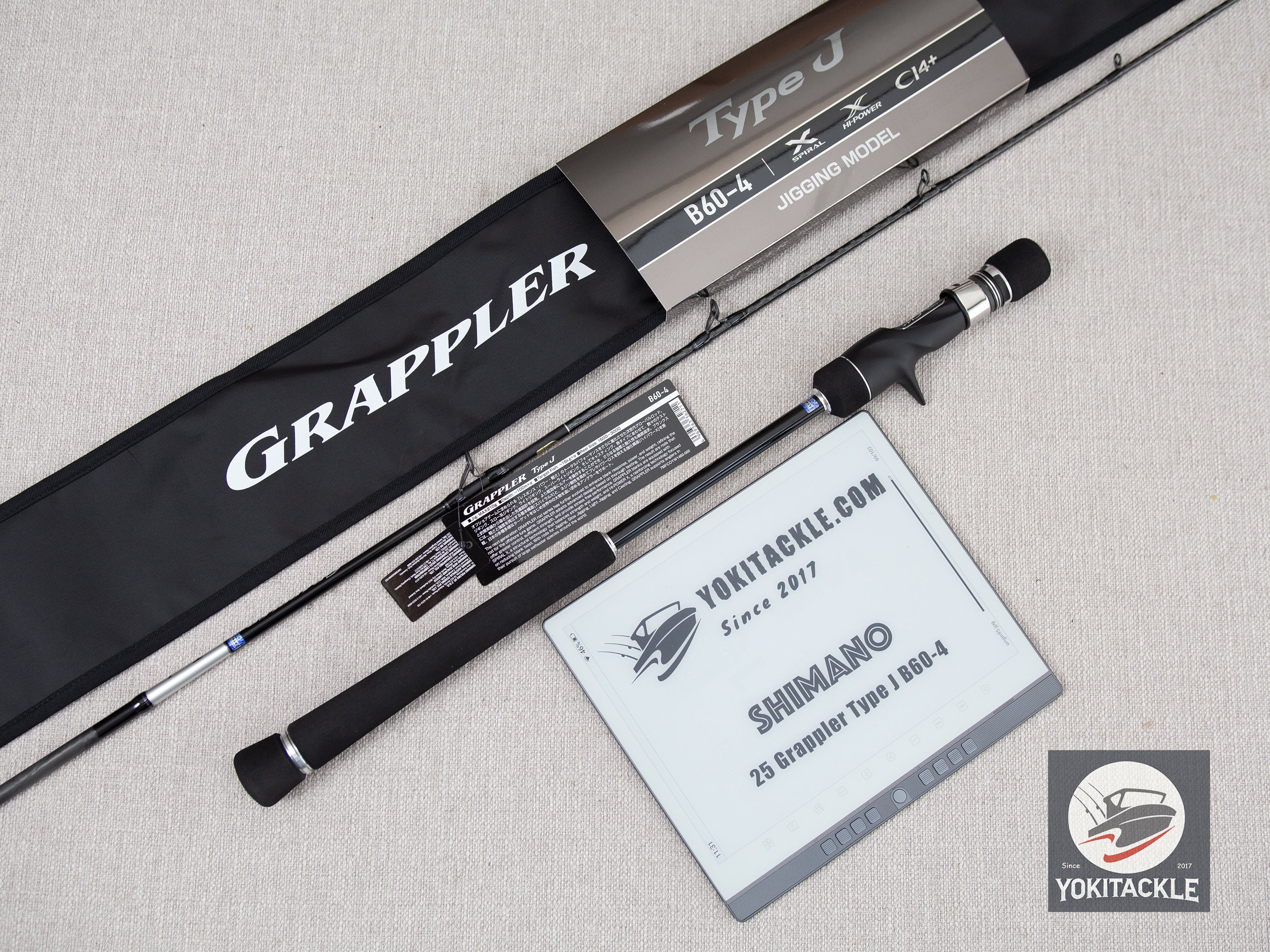 Shimano 25 Grappler Type J B60-4 Jigging baitcasting Rod