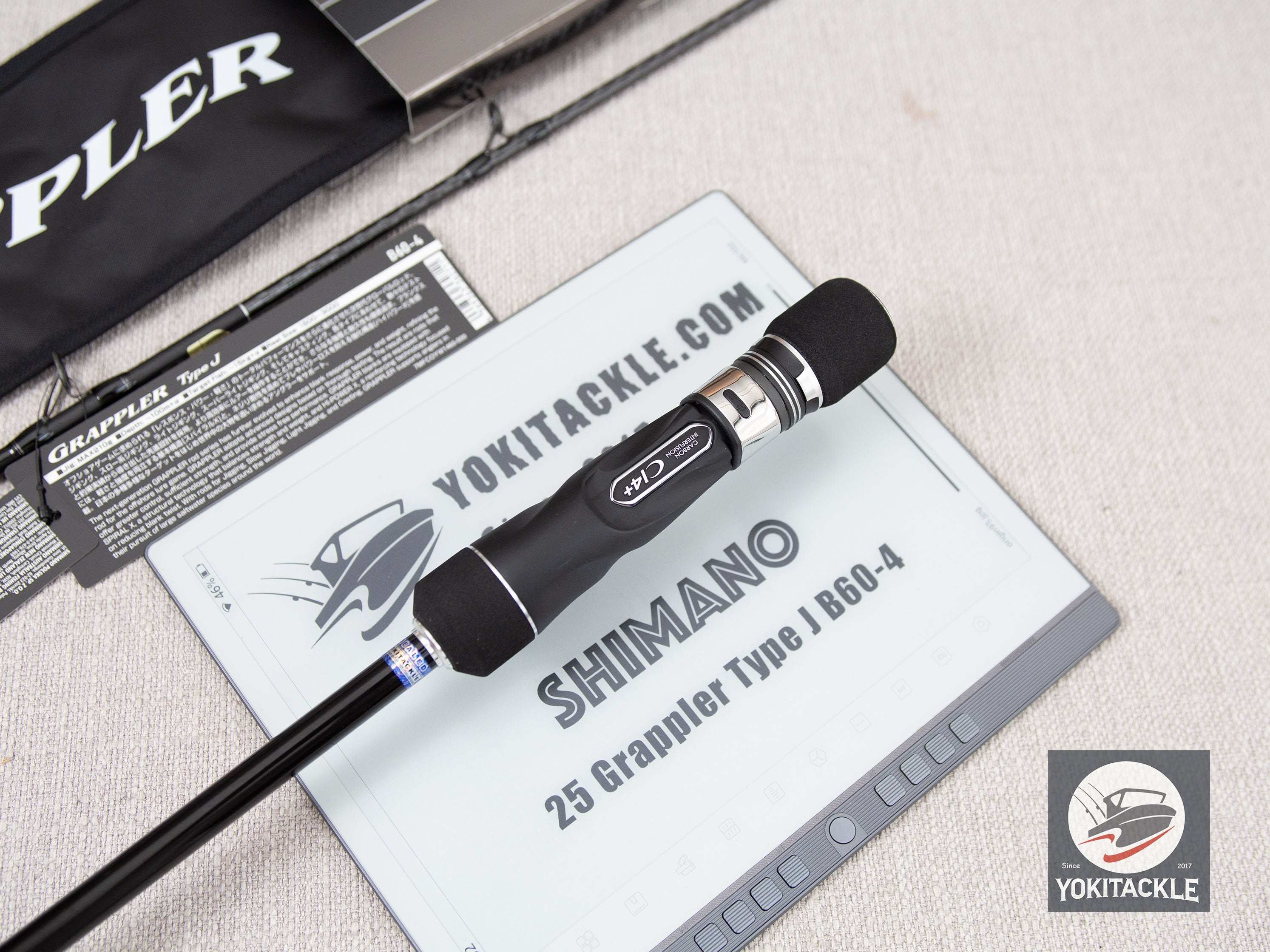 Shimano 25 Grappler Type J B60-4 Jigging baitcasting Rod