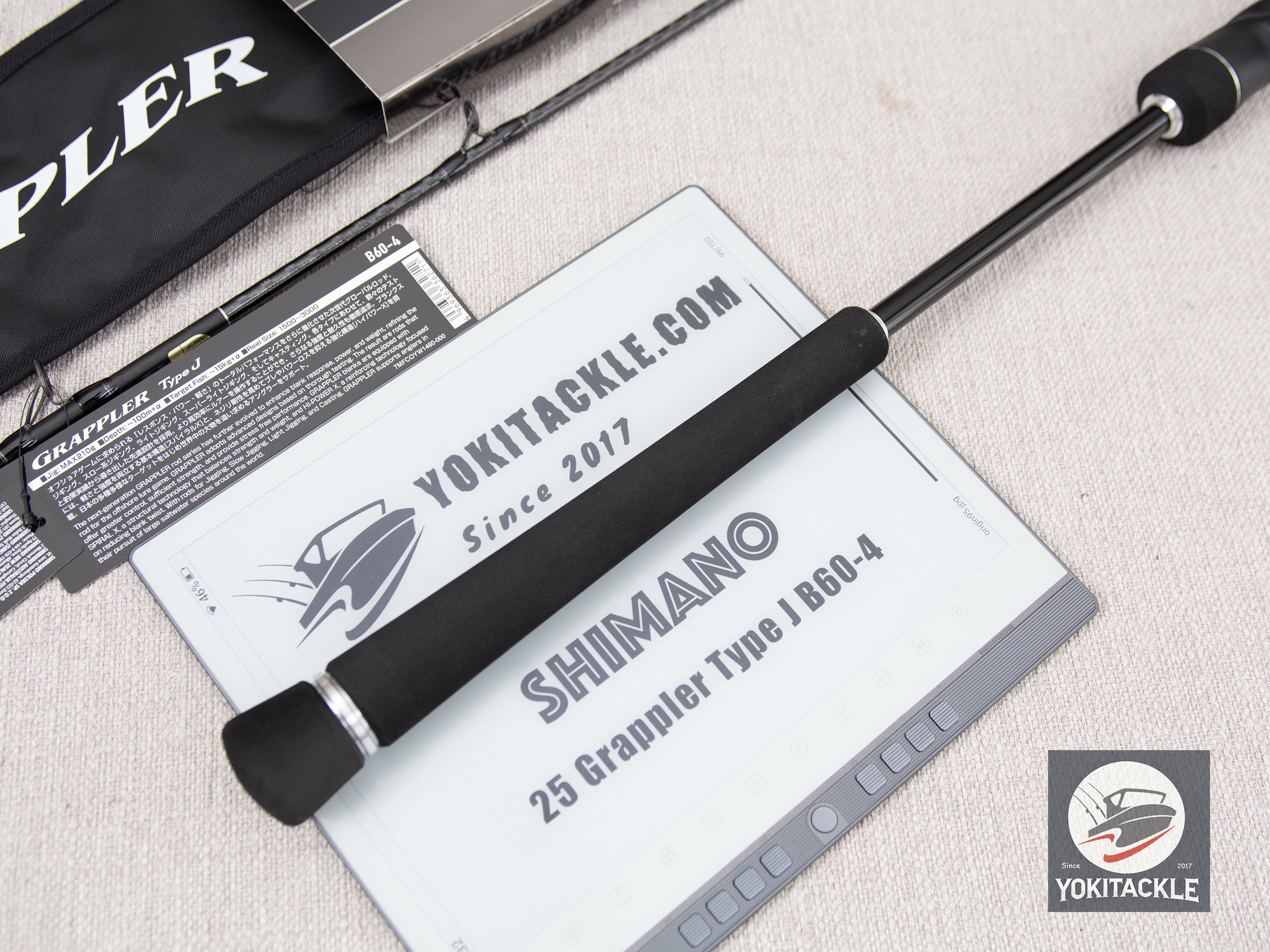 Shimano 25 Grappler Type J B60-4 Jigging baitcasting Rod