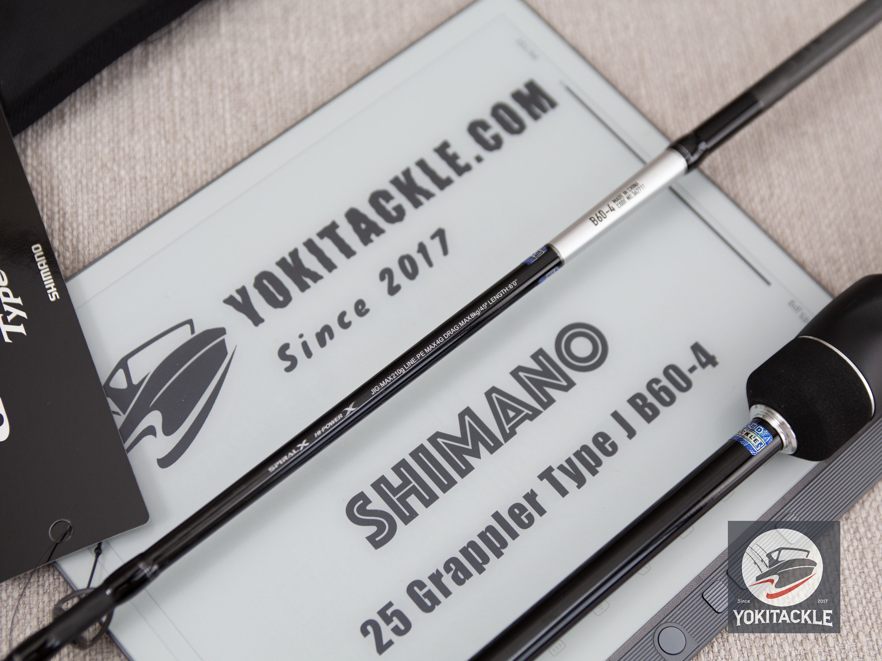 Shimano 25 Grappler Type J B60-4 Jigging baitcasting Rod