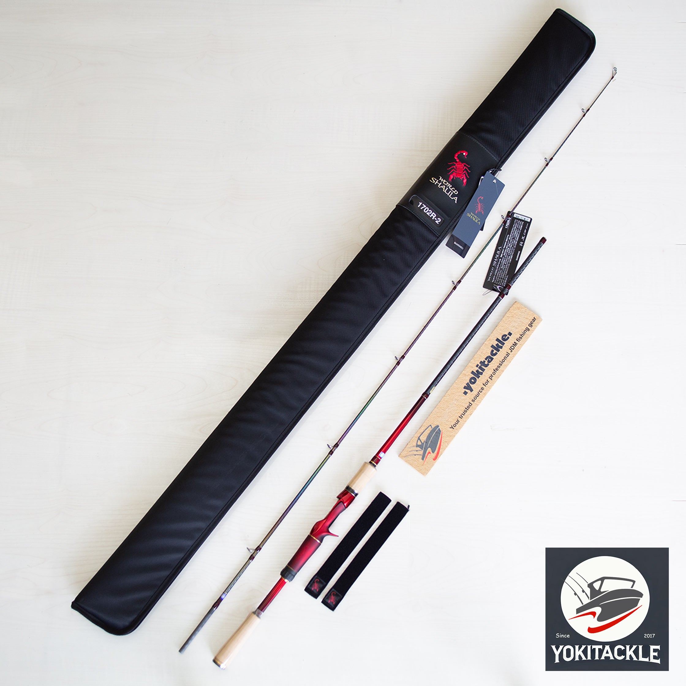 Shimano 18 WORLD SHAULA 1702R-2 Baiticasting Rod for Bass