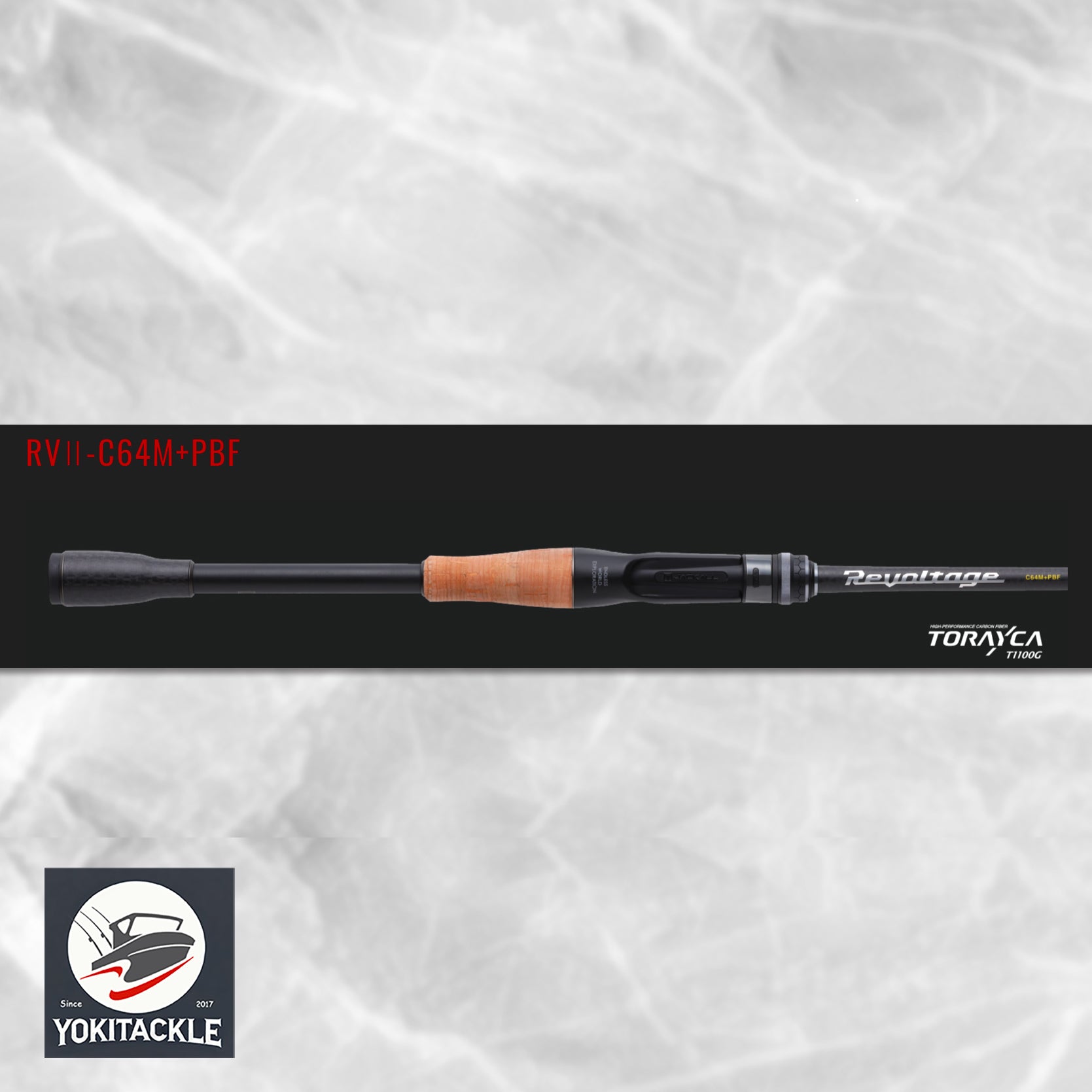 Jackall Revoltage RVII-C64M+PBF Baitcasting Rod Power BFS Bass Fishing