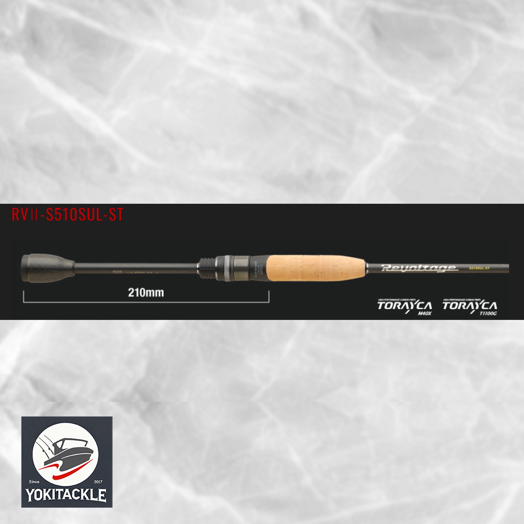 Jackall Revoltage RVII-S510SUL-ST Spinning Rod Super Ultra Light Bass