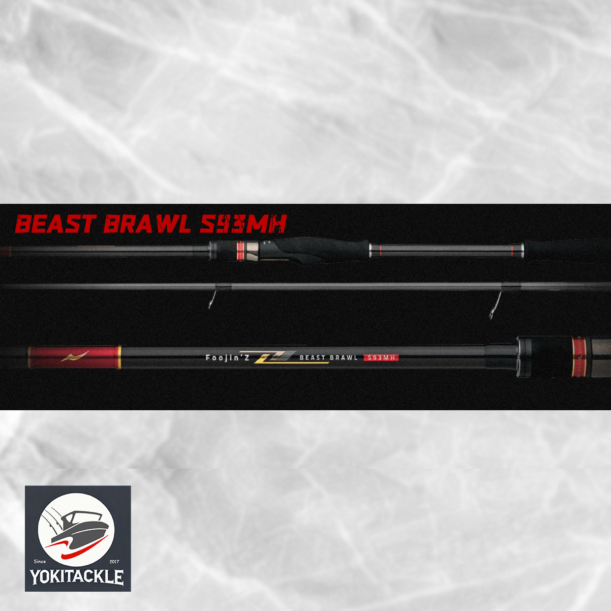 APIA Foojin'Z 6th Generation BEAST BRAWL S93MH Spinning Fishing Rod