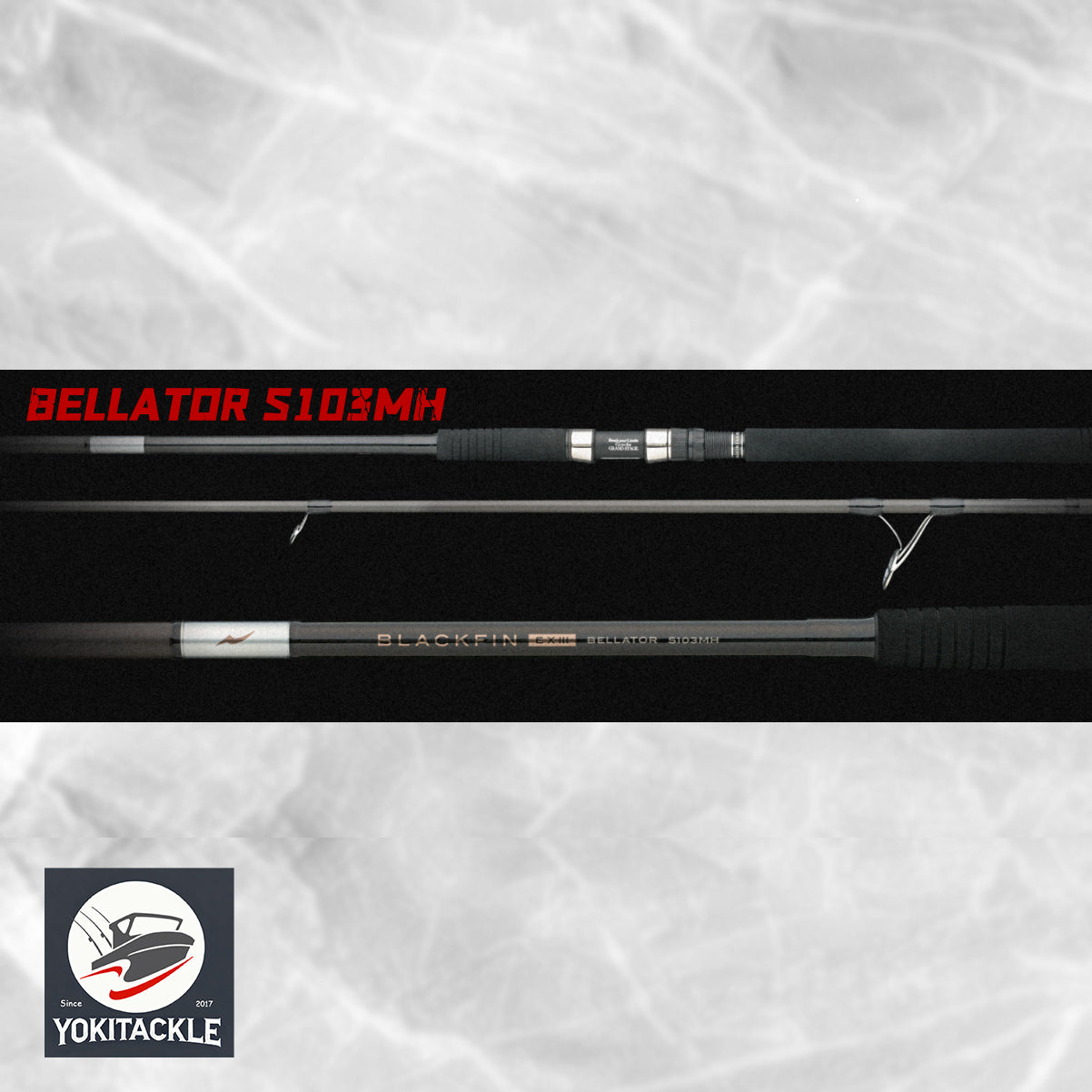 APIA BLACKFIN EXIII BELLATOR S103MH Spinning Fishing Rod