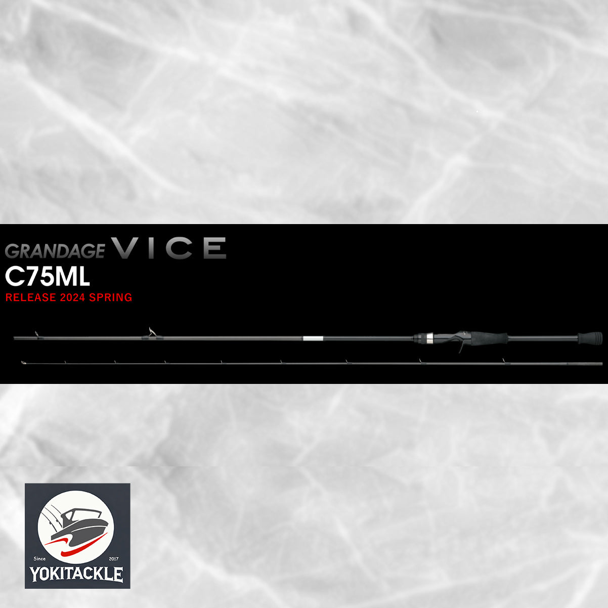 APIA GRANDAGE VICE C75ML Casting Fishing Rod