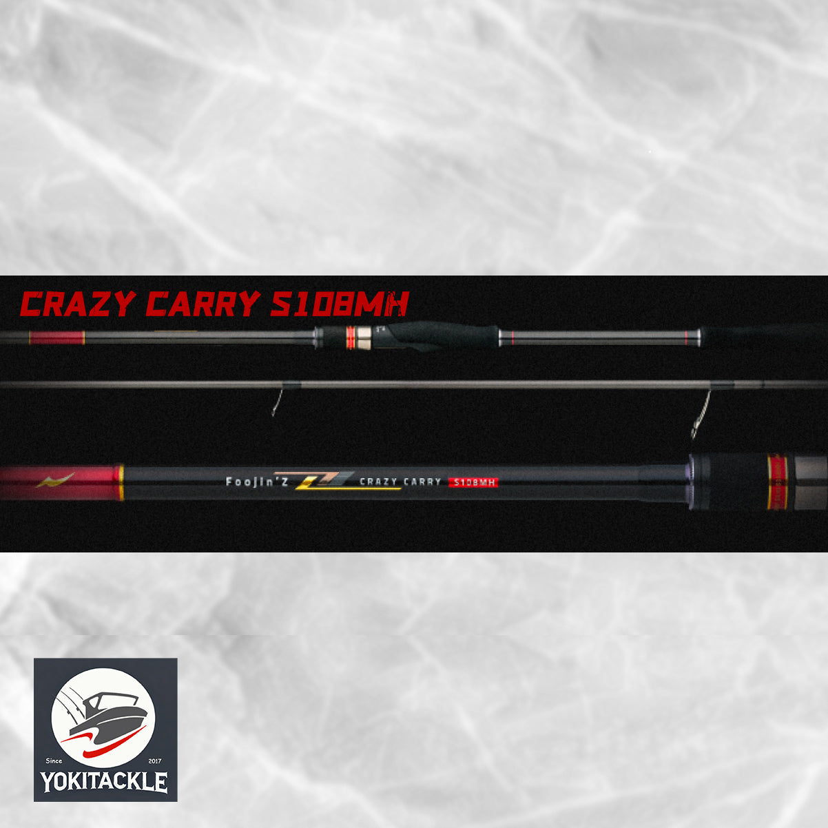 APIA Foojin'Z 6th Generation CRAZY CARRY S108MH Spinning Fishing Rod