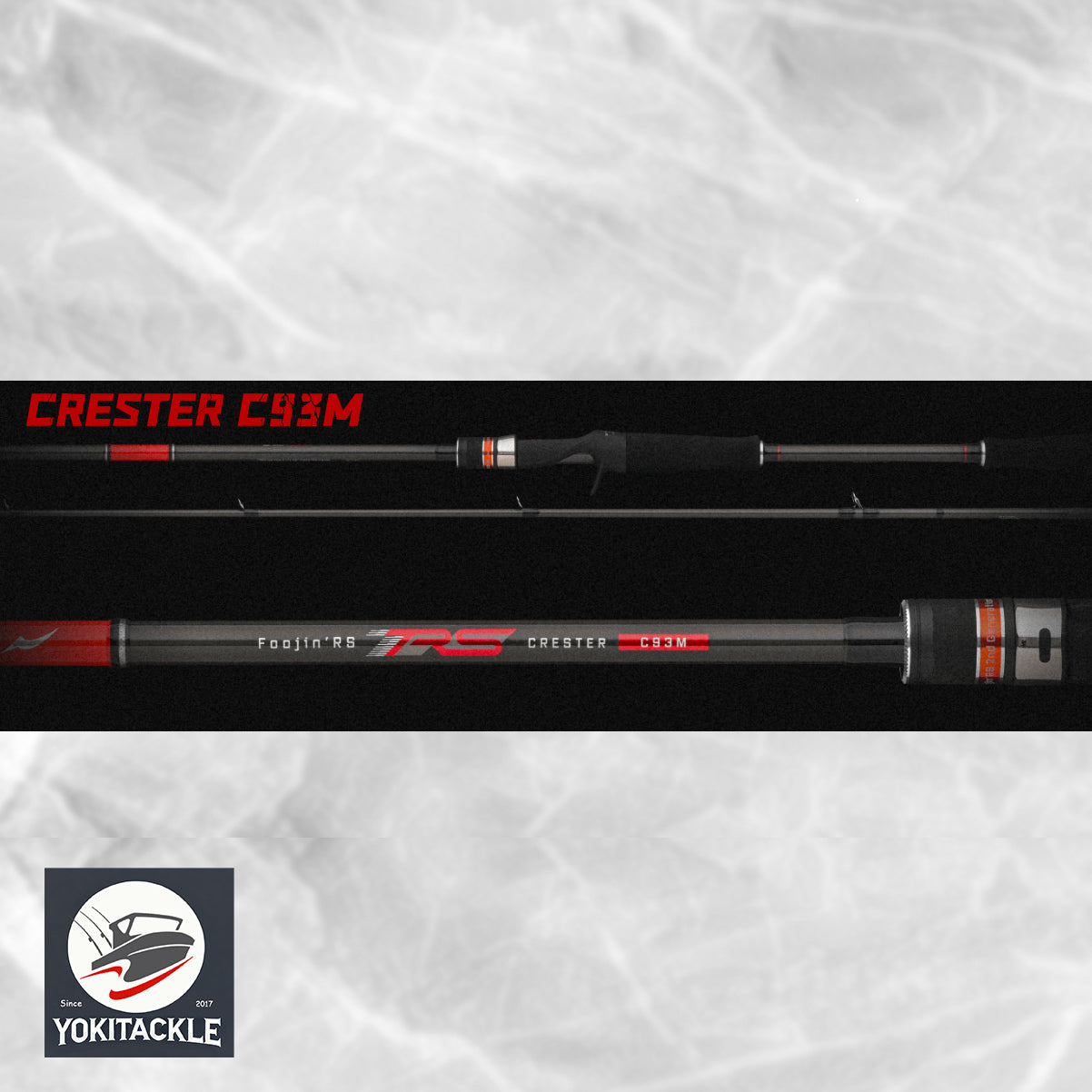 APIA Foojin'RS CRESTER C93M Casting Fishing Rod