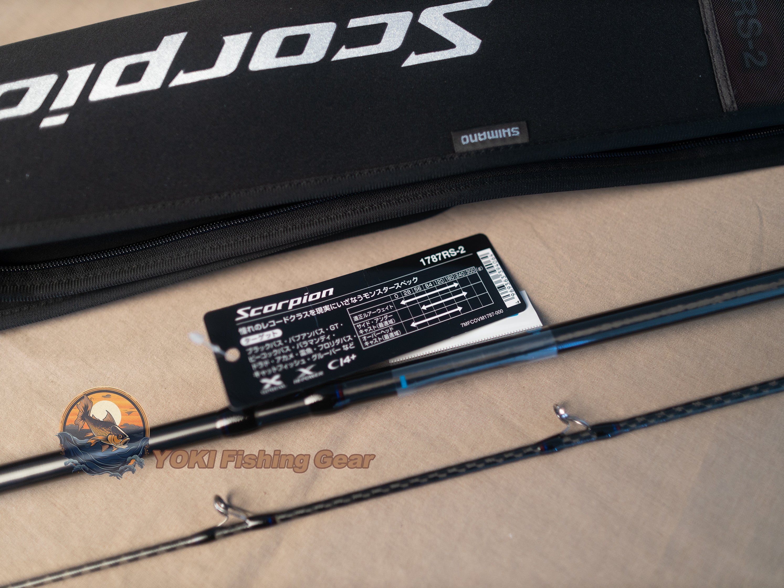 Shimano Scorpion 1787RS-2 Baitcasting Rod for Bass