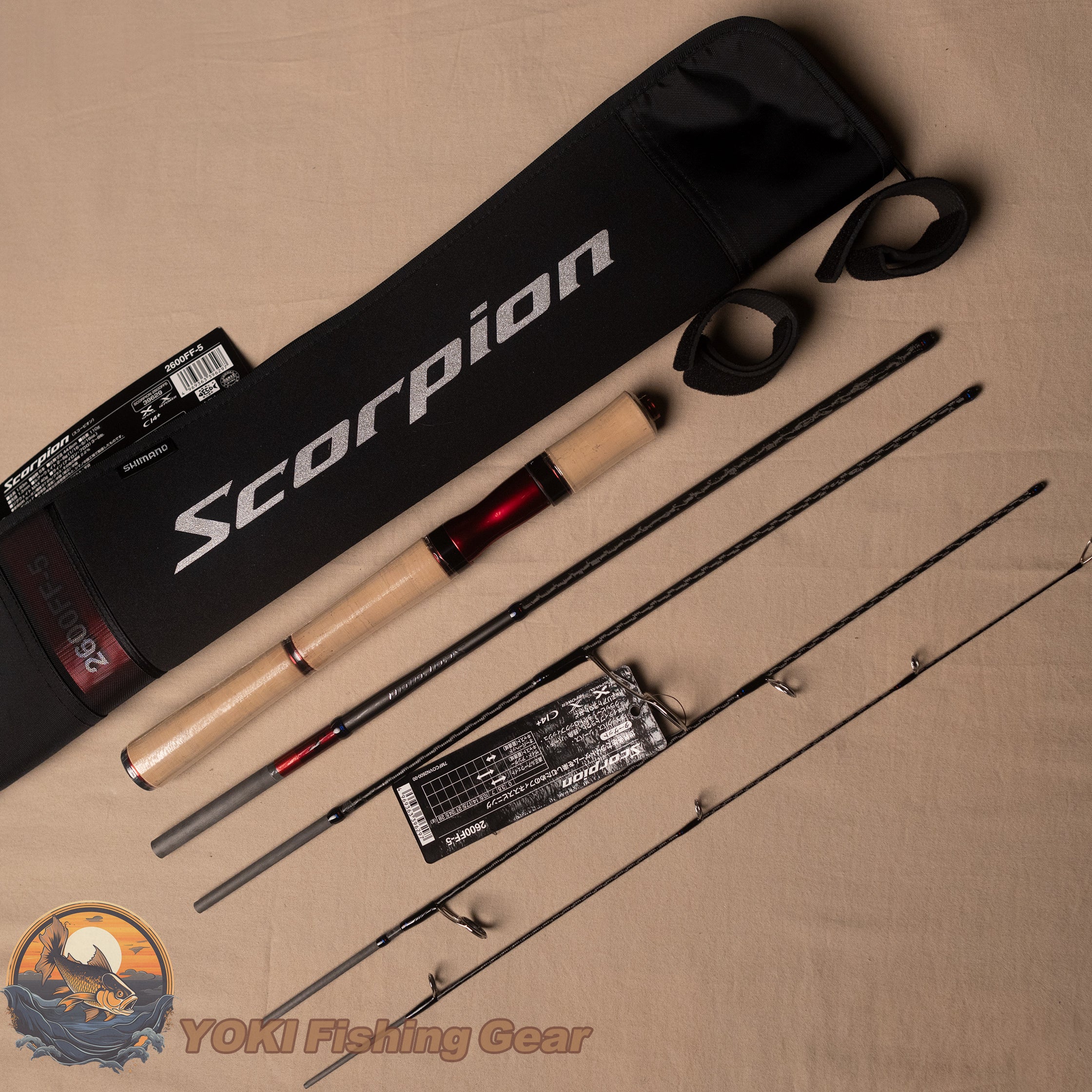 Shimano Scorpion 2600FF-5 Spinning Rod for Bass