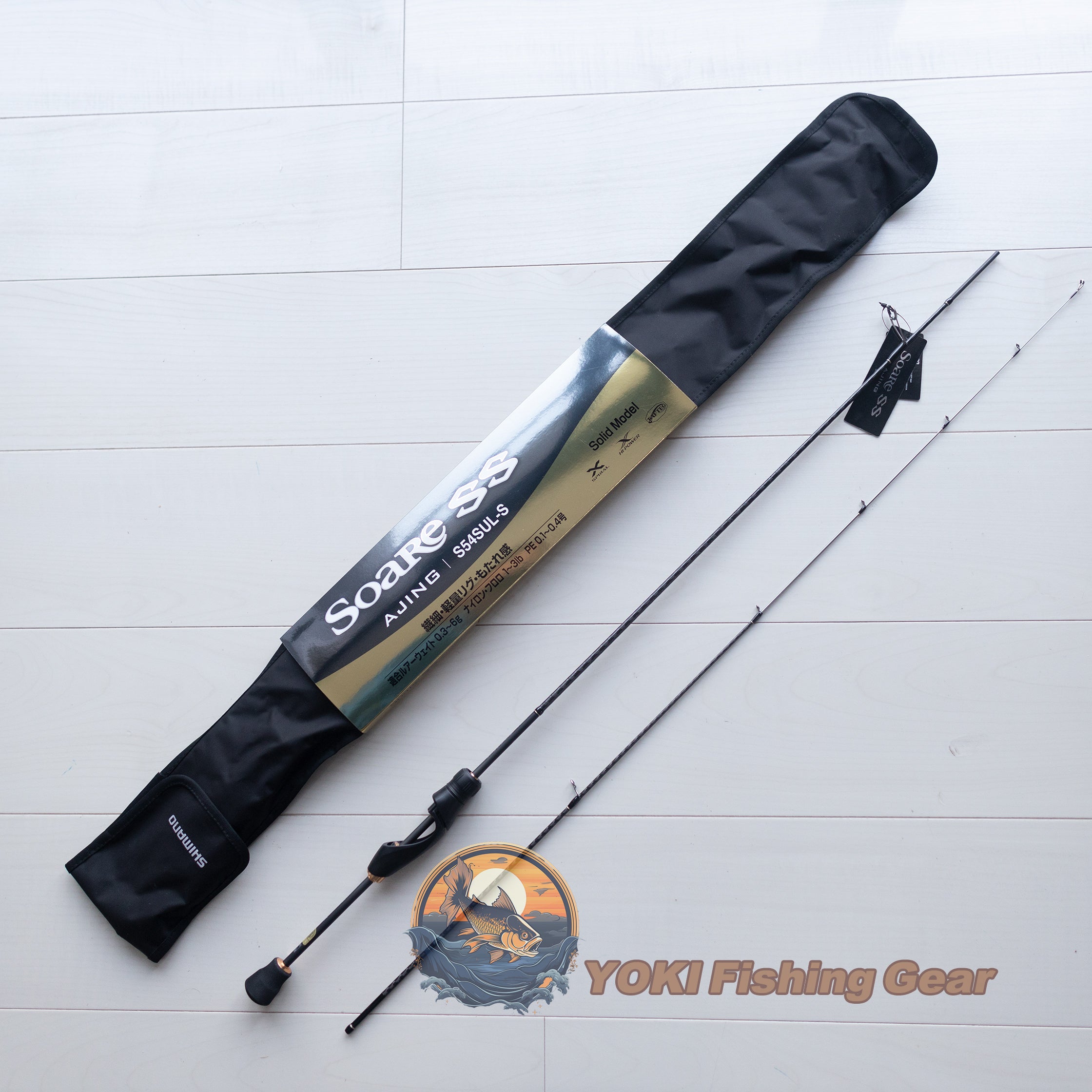 shimano ajing rod Shimano 22 SOARE SS AJING S54SUL-S Spinning rod – YOKI Tackle Fishing Gear Emporium