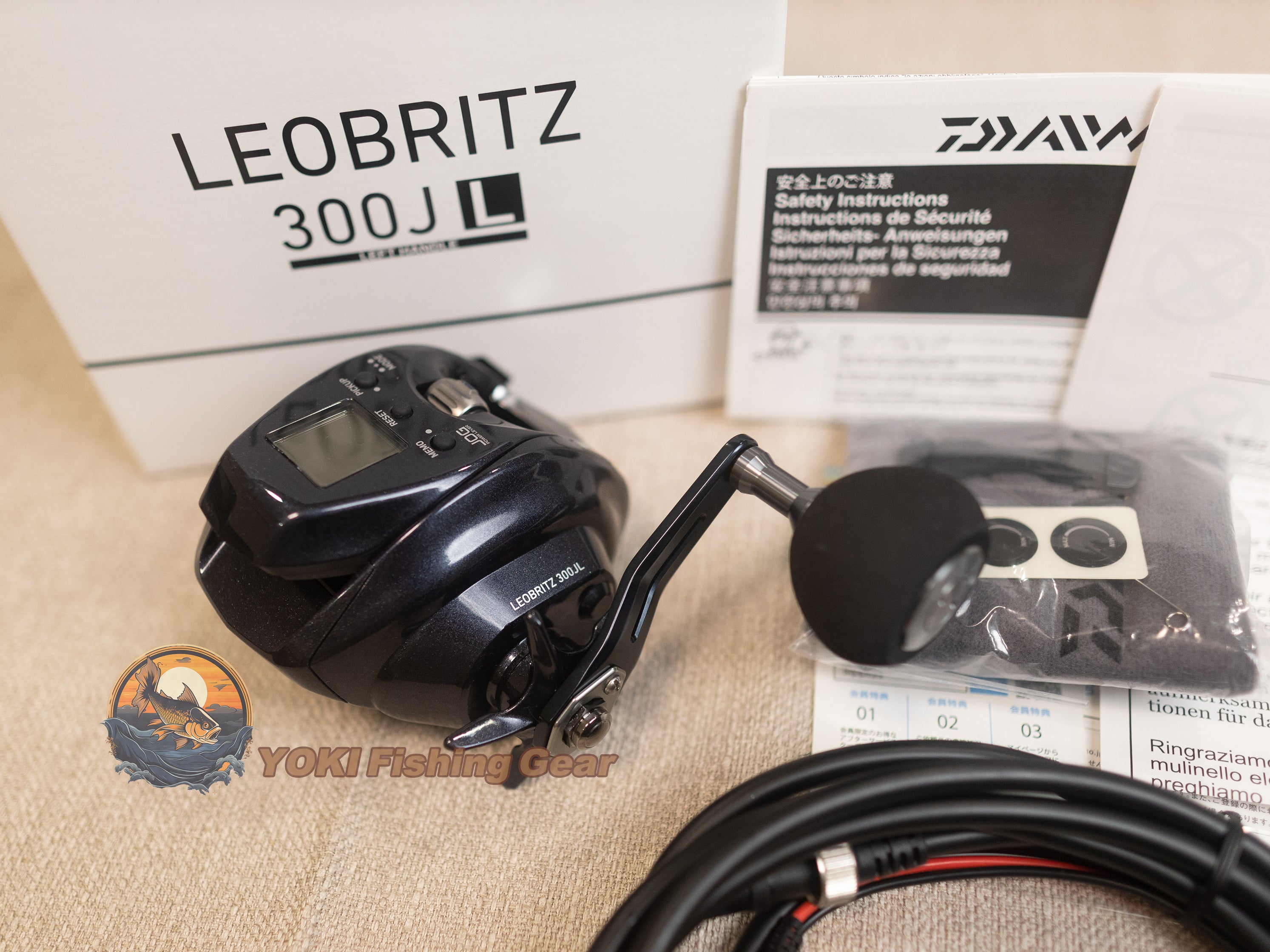 Daiwa 23 LEOBRITZ 300JL Electric Reel English PDFManual