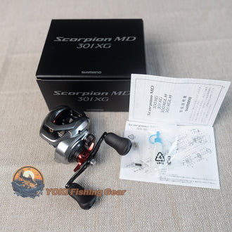 Brand New Shimano 21 SCORPION MD 301XG left 7.9 Casting Reel