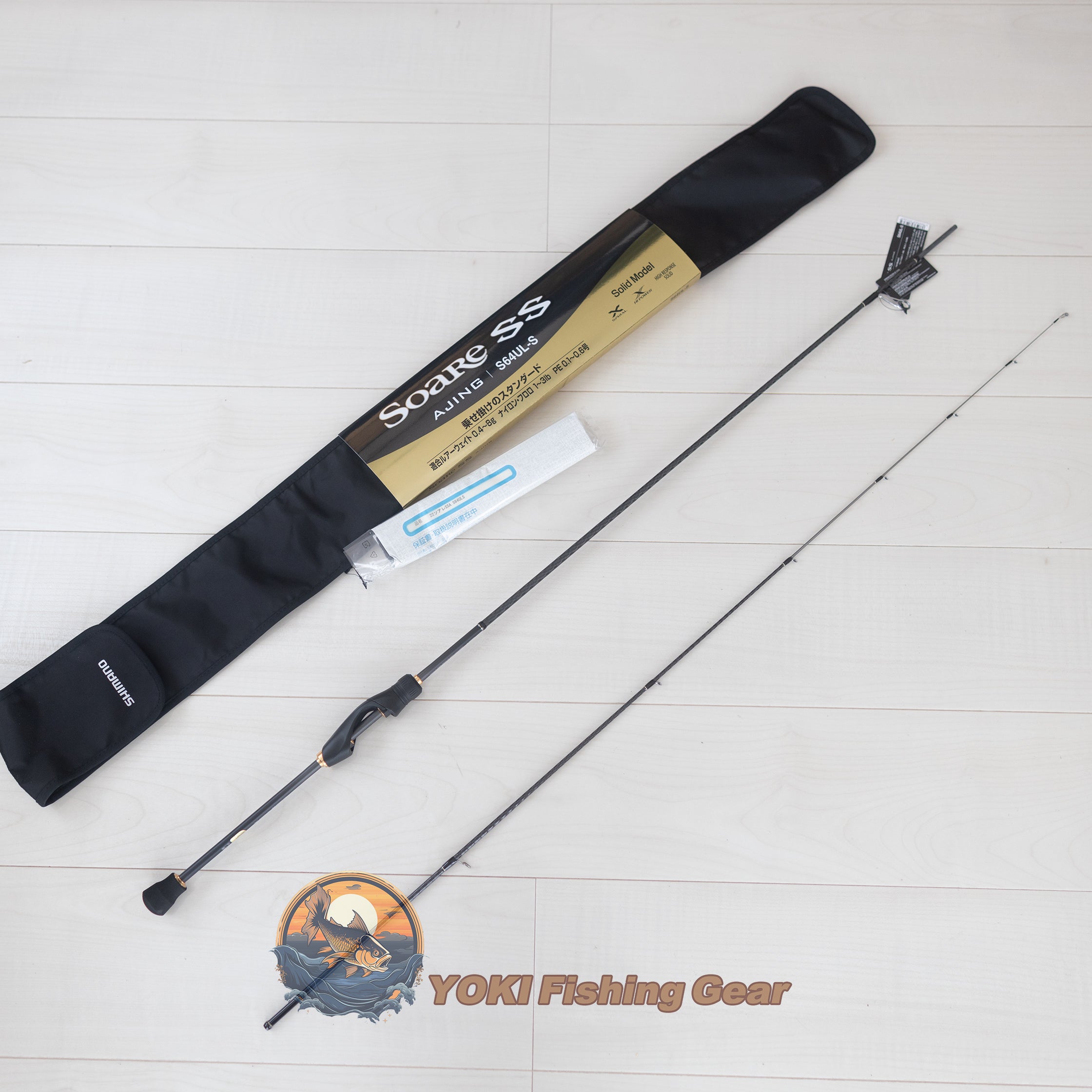 Shimano 22 SOARE SS AJING S64UL-S Spinning rod – YOKI Tackle Fishing Gear Emporium