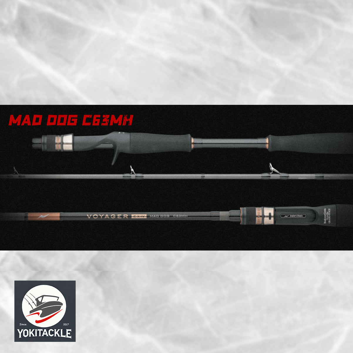 APIA VOYAGER EXIV MAD DOG C63MH Casting Fishing Rod