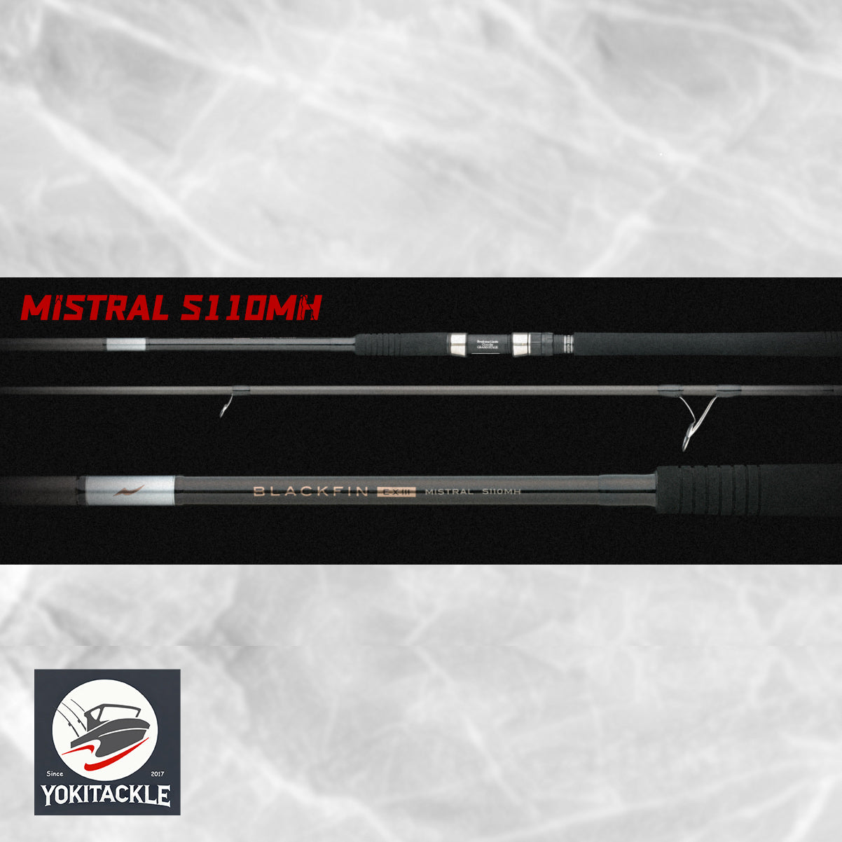 APIA BLACKFIN EXIII MISTRAL S110MH Spinning Fishing Rod