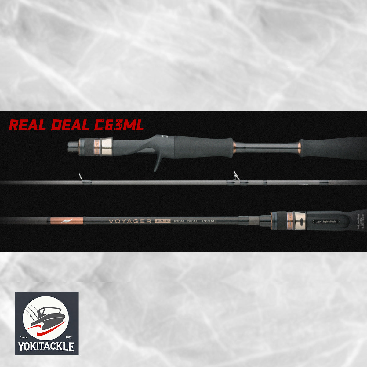 APIA VOYAGER EXIV REAL DEAL C63ML Casting Fishing Rod