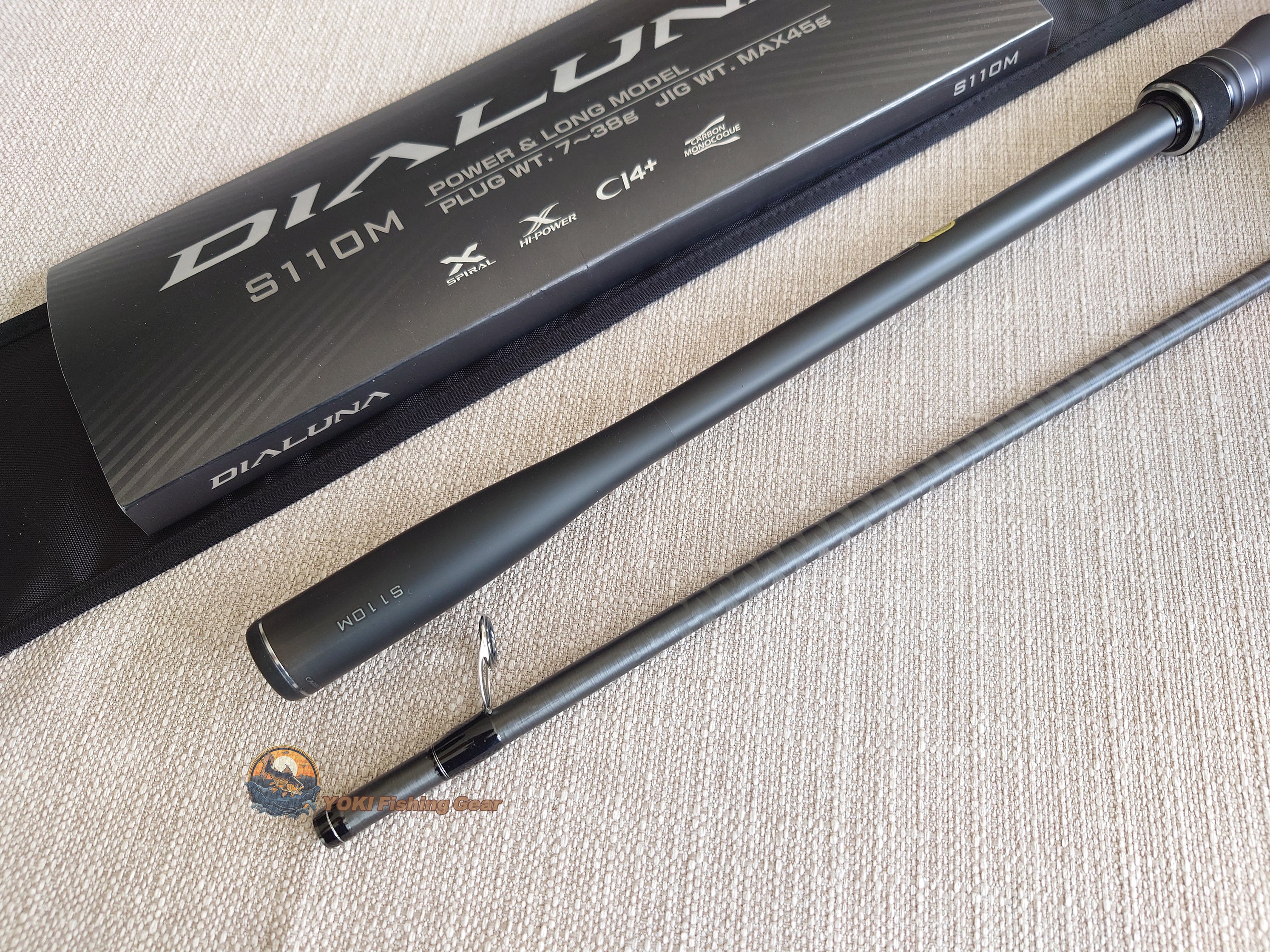 Shimano 23 DIALUNA S110M Spinning Rod – YOKI Tackle Fishing Gear Emporium