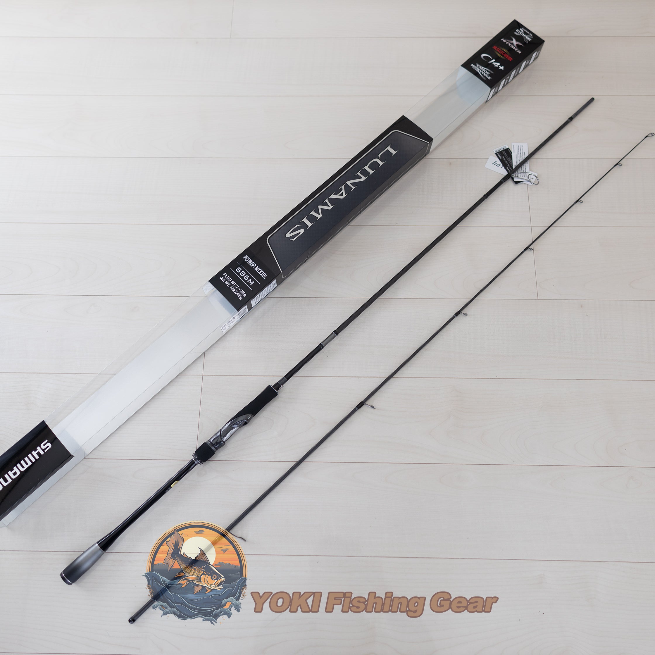 Shimano LUNAMIS S86M Spinning Rod – YOKI Tackle Fishing Gear Emporium
