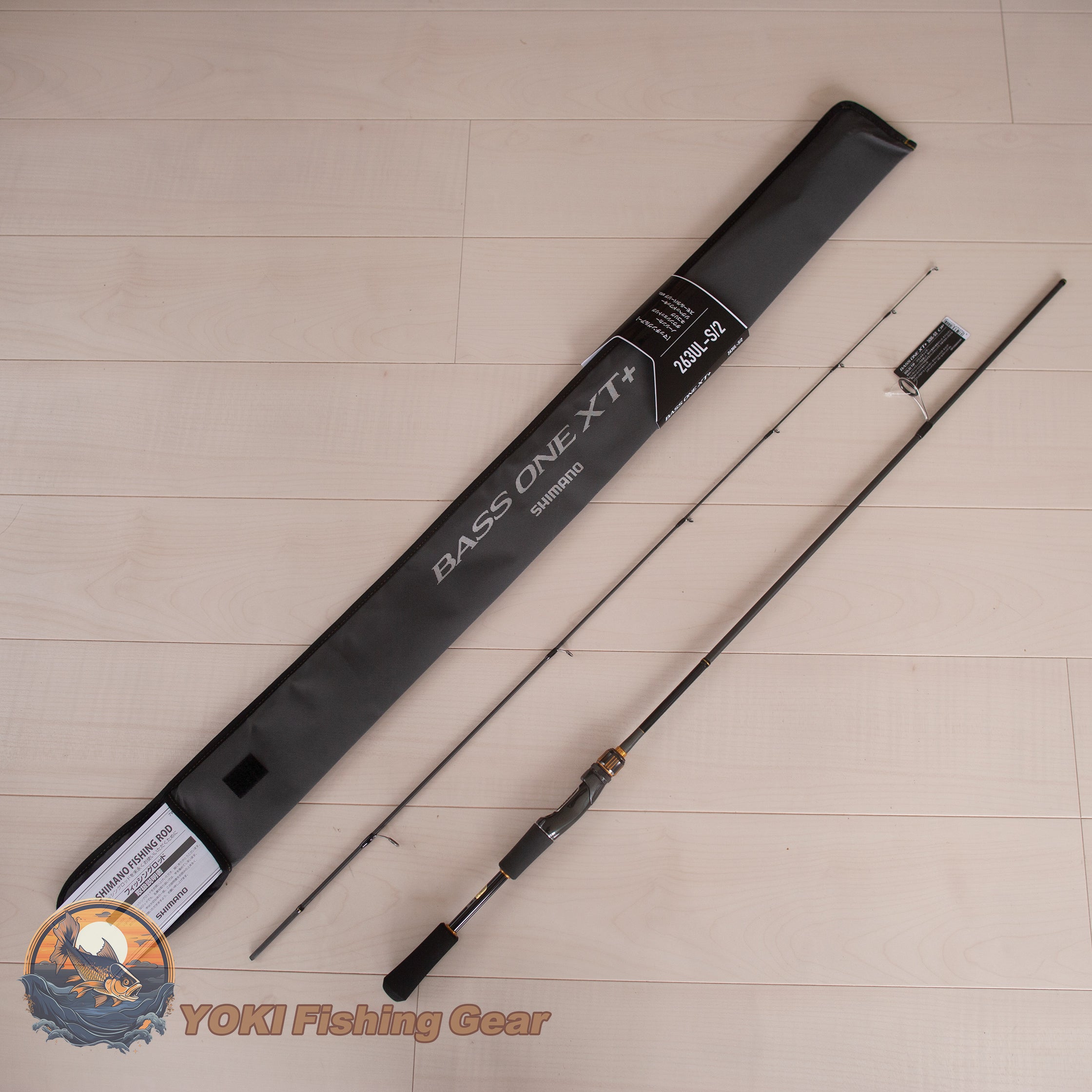 shimano bassone xt rod Shimano 23 BASSONE XT+ 263UL-S/2 Spinning Rod for Bass – YOKI Tackle Fishing Gear Emporium