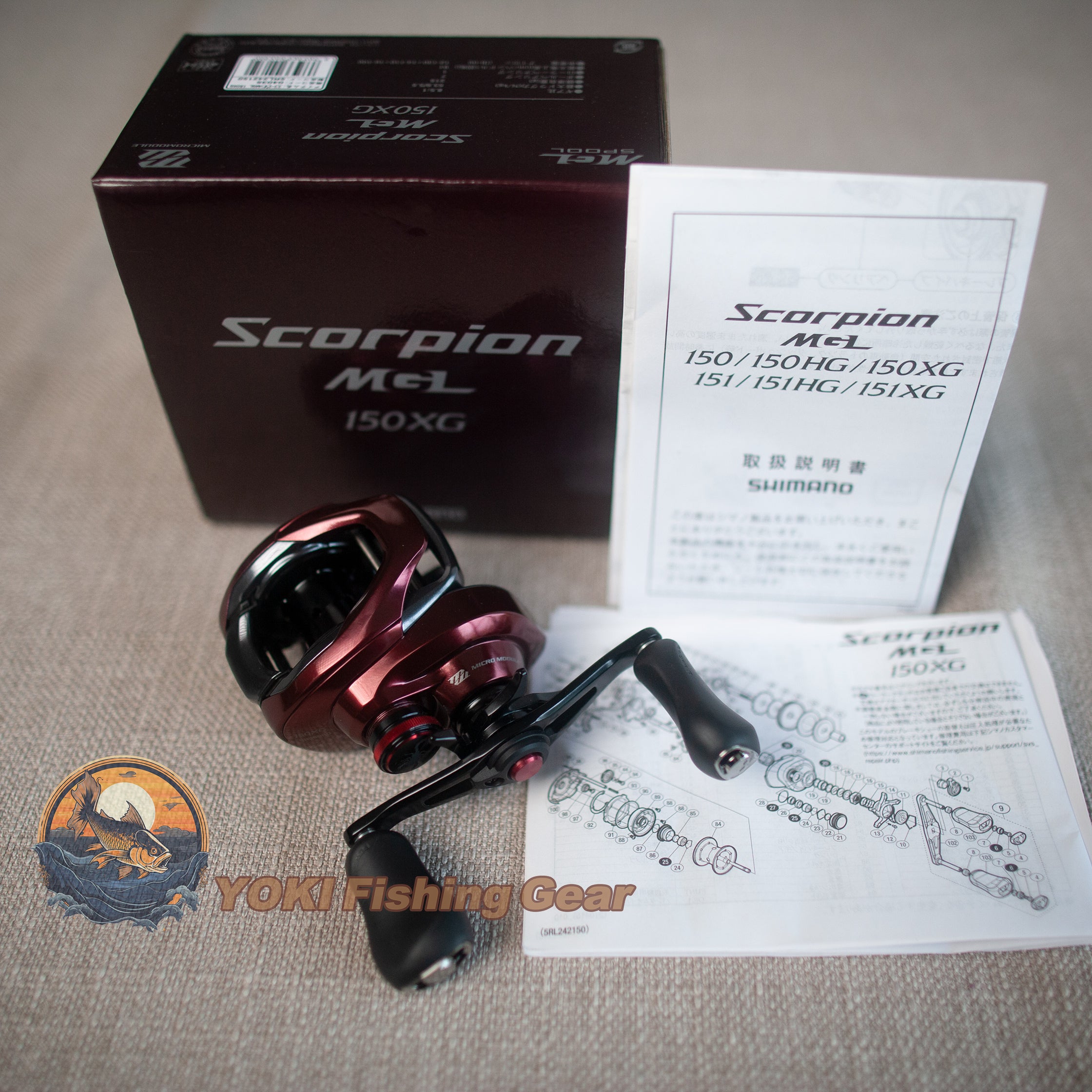 リール SHIMANO - Scorpion MGL 150XG Shimano Scorpion MGL 150 XG Right – JDM TACKLE HEAVEN