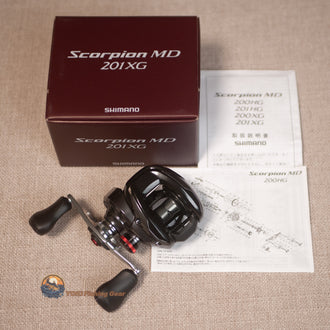Brand New  Shimano 24 Scorpion MD 201XG Left Baitcast Fishing Reel