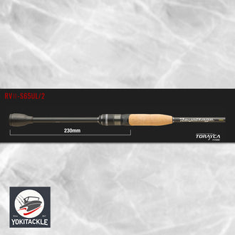 Jackall Revoltage RVII-S65UL-2 2pc Spinning Rod Ultra Light Bass