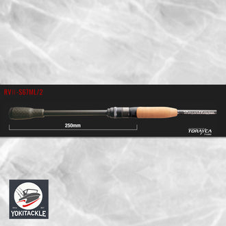 Jackall Revoltage RVII-S67ML Spinning Rod Medium Light Bass Fishing