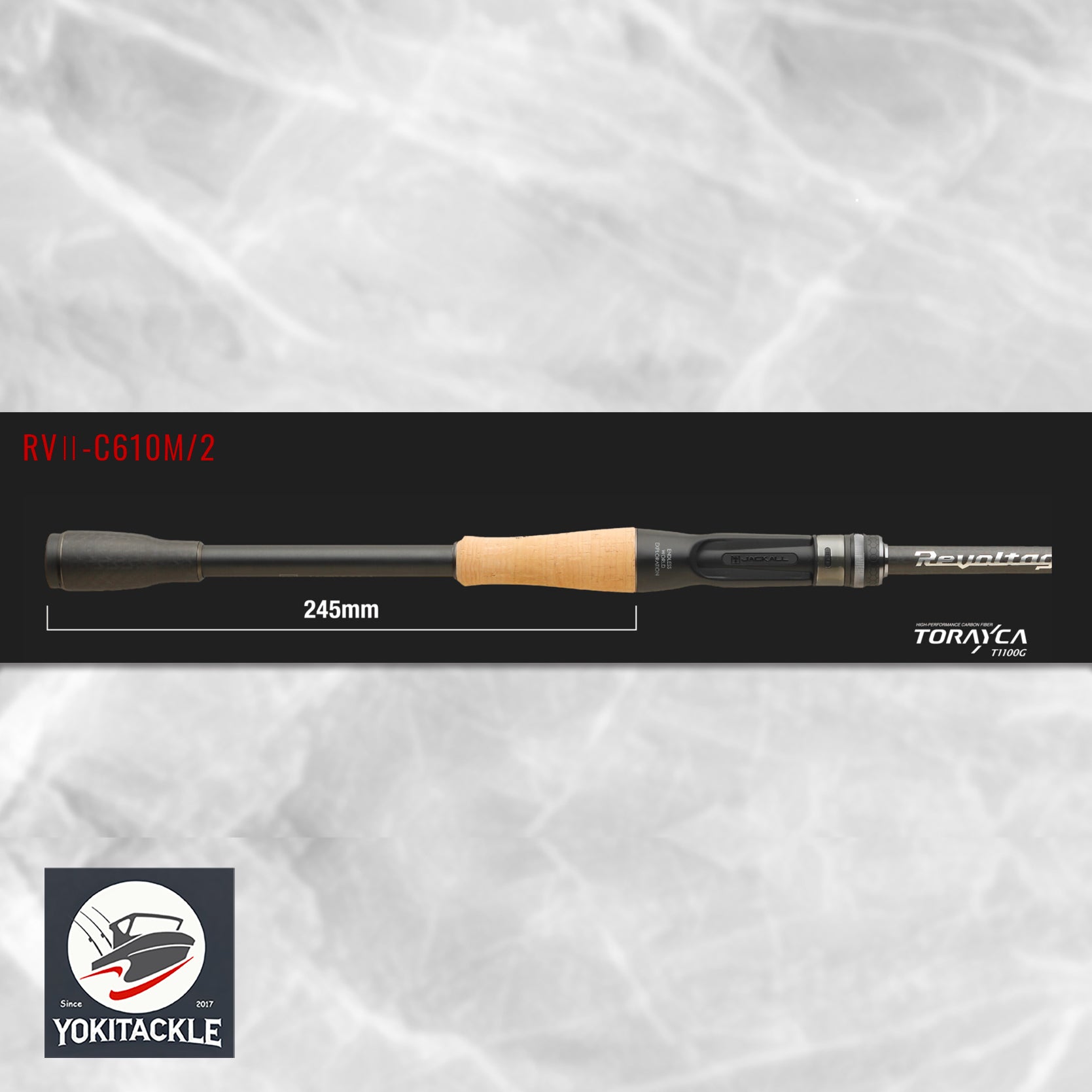 Jackall Revoltage RVII-C610M-2 2pc Baitcasting Rod Medium Versatile Bass