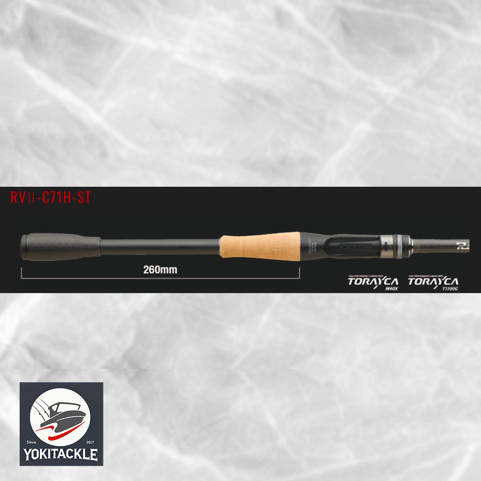 Jackall Revoltage RVII-C71H-ST Baitcasting Rod Heavy Solid Tip Bass Fishing