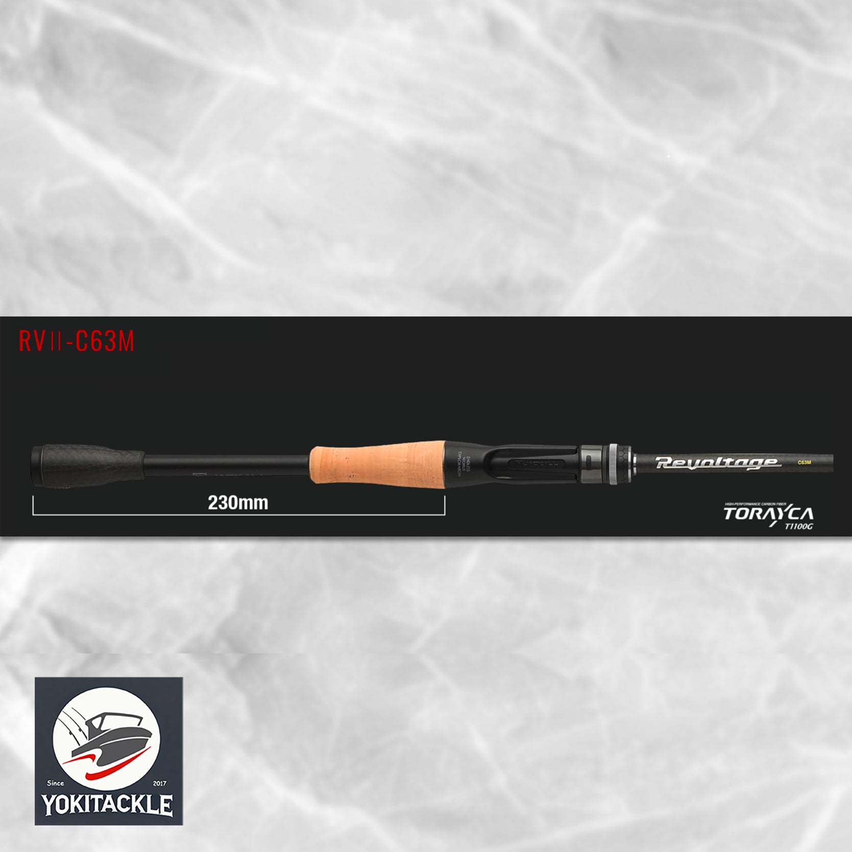 Jackall Revoltage RVII-C63M Baitcasting Rod Medium Power Bass Fishing