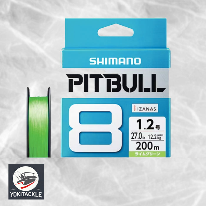 SHIMANO PITBULL 8 Braided Line Lime Green #150m #200m #300m