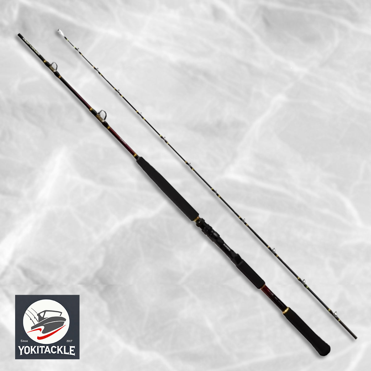 shimano 2 piece jigging rod Shimano DEEP CHASER Akamutsu Special M210 Big Game Rod – YOKI Tackle Fishing Gear Emporium
