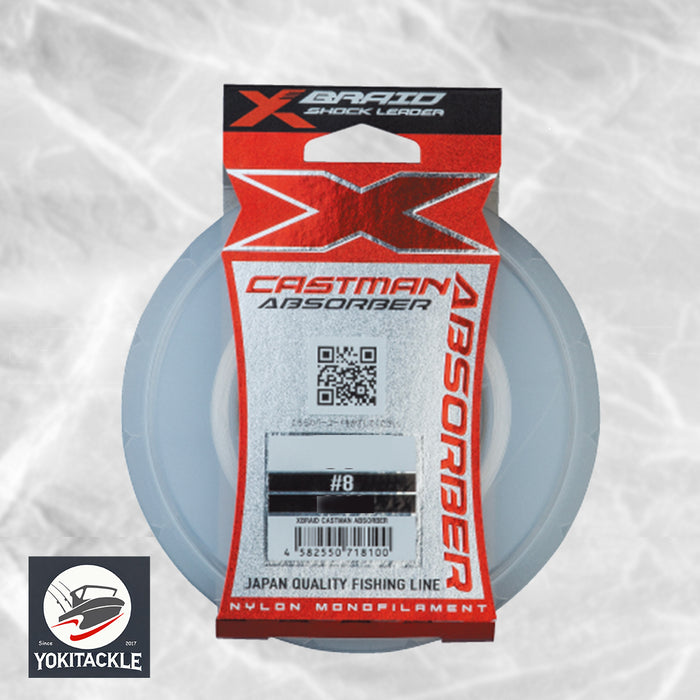 YGK X Braid CASTMAN ABSORBER 30M/50M Nylon Shock Leader Line
