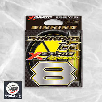 Brand New YGK XBRAID OHDRAGON X8 PE 150M 200M 300M Sinking Braid Line WX8 8-Strand